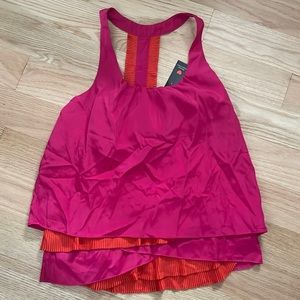Flirty Fuchsia and orange cami with side zip